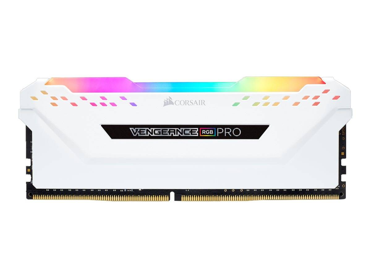 DDR4 32GB PC 3200 CL16 CORSAIR KIT (2x16GB) VENGEANCE RGB W retail - CMW32GX4M2E3200C16W