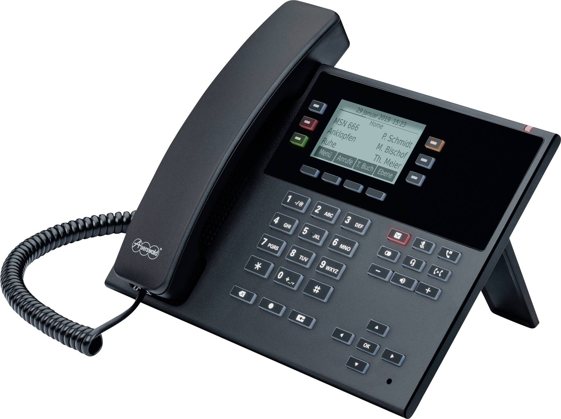 AUERSWALD Telefon COMfortel D-110 schwarz Telefone