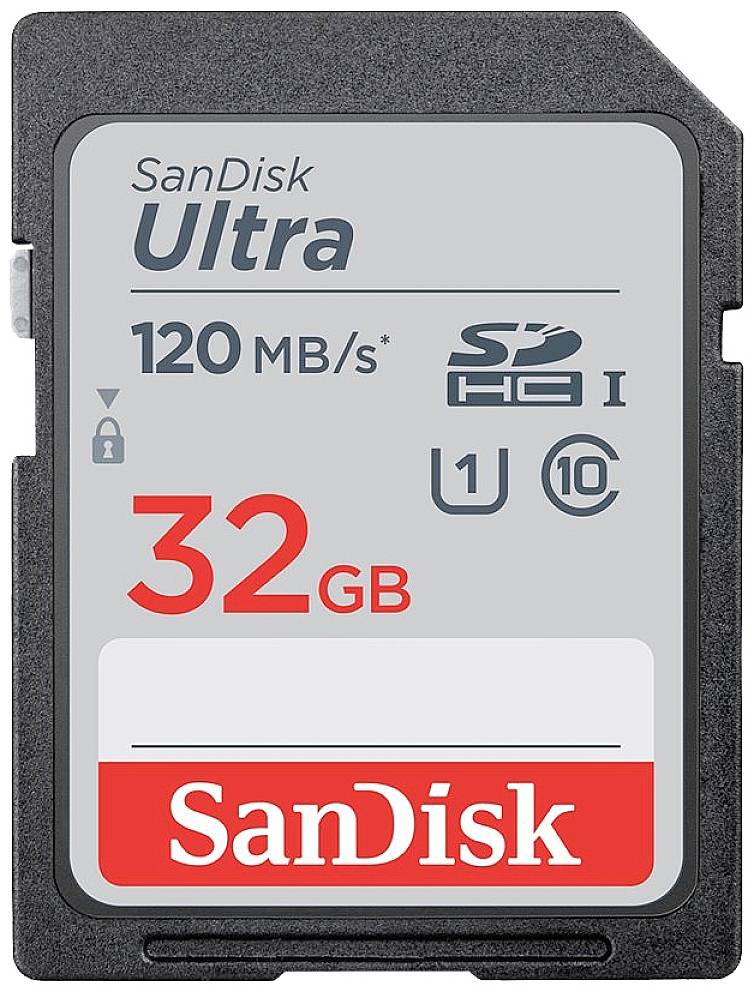 SD Card 32GB SanDisk SDHC UHS-I 120MB/sec - SDSDUN4-032G-GN6IN