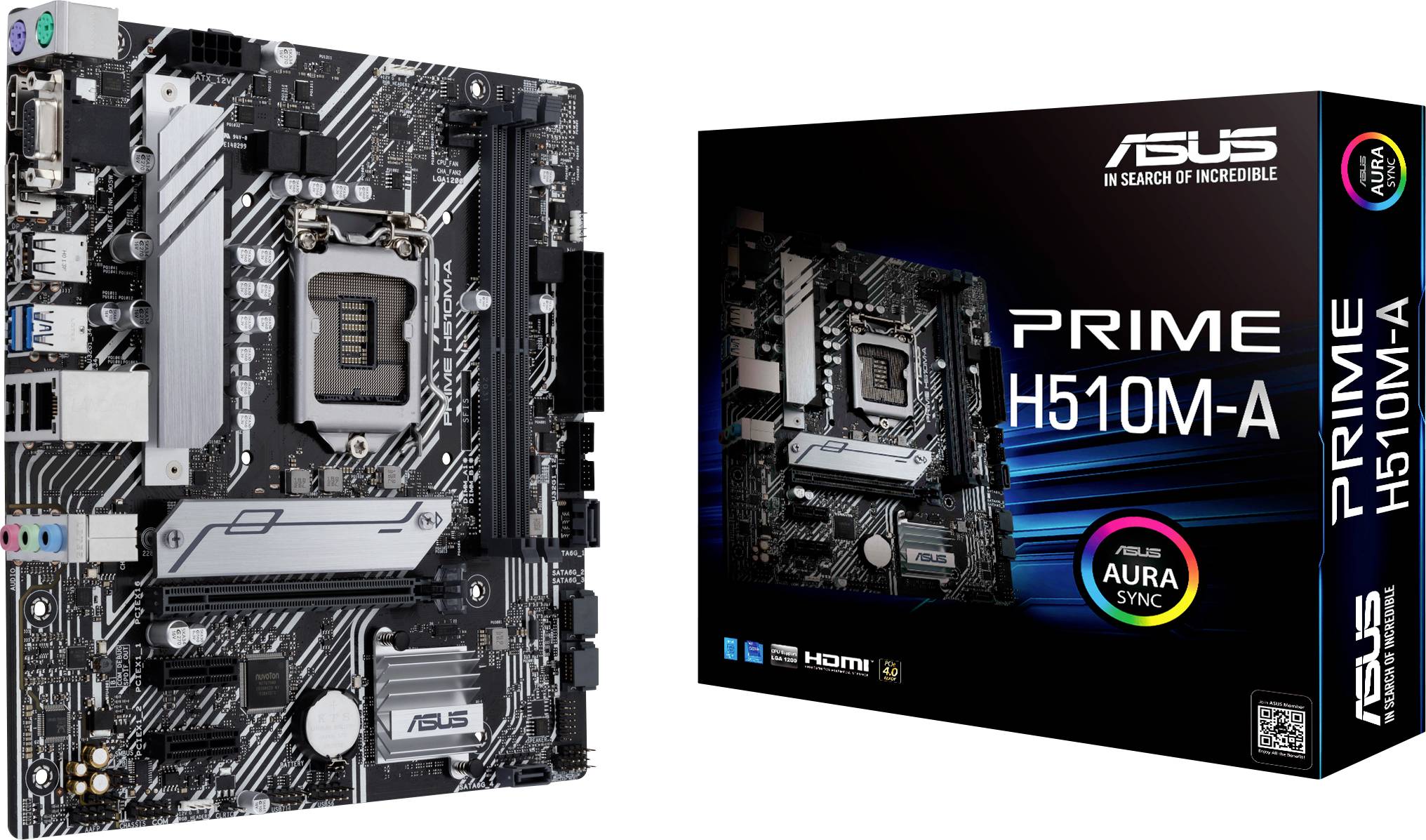 MB ASUS PRIME H510M-A (Intel,1200,DDR4,mATX) - 90MB17C0-M0EAY0