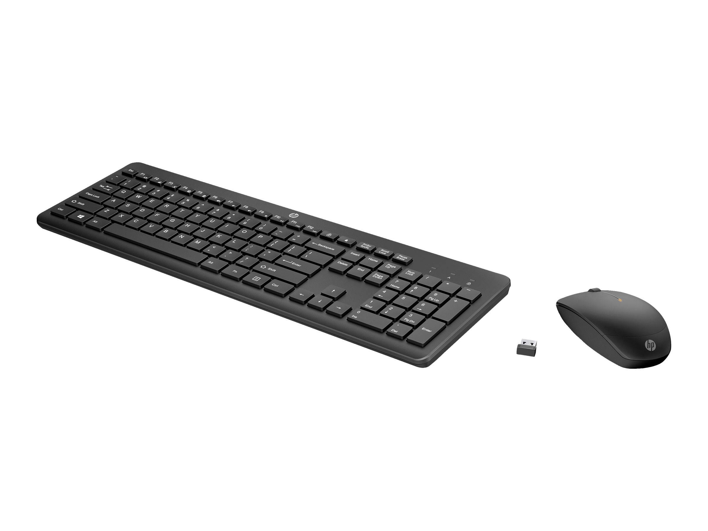 HP Tastatur 235 Tastatur/Maus-Set Kabellos wie 1Y4D0AA#ABD - 1Y4D0UT#ABD