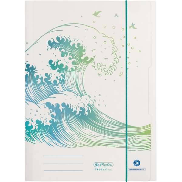 Herlitz Sammelmappe A4 GREENline Welle - 50033928
