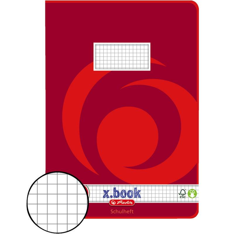 Herlitz Hefte A4 16 Bl. Lineatur 28 FSC kariert mit Rand PapierBüroSchreibwar