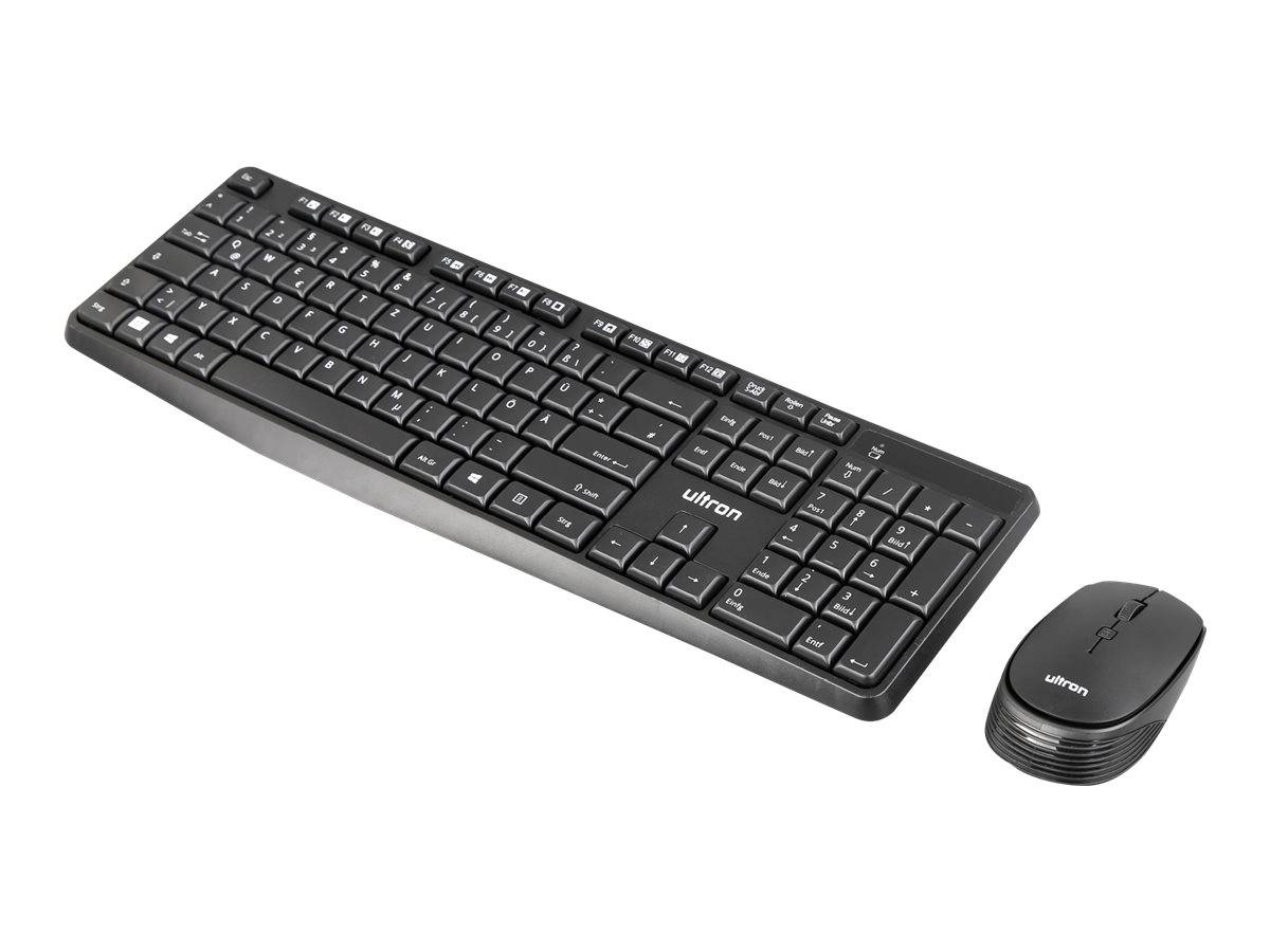 Ultron UMC-300 Set schwarz wireless 2in1 Mäuse & Tastaturen