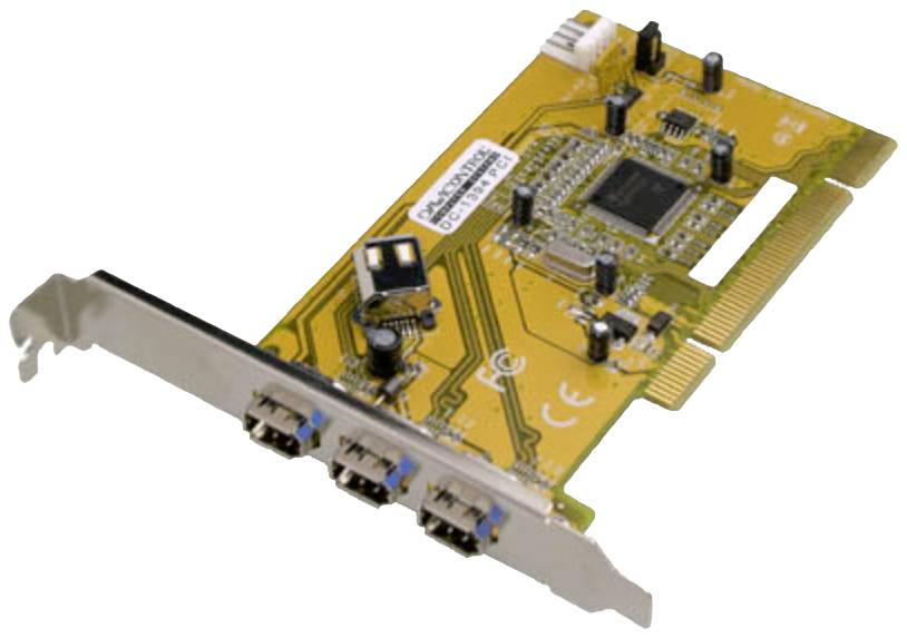 Dawicontrol DC-1394 PCIe FireWire Controllerkarte retail
