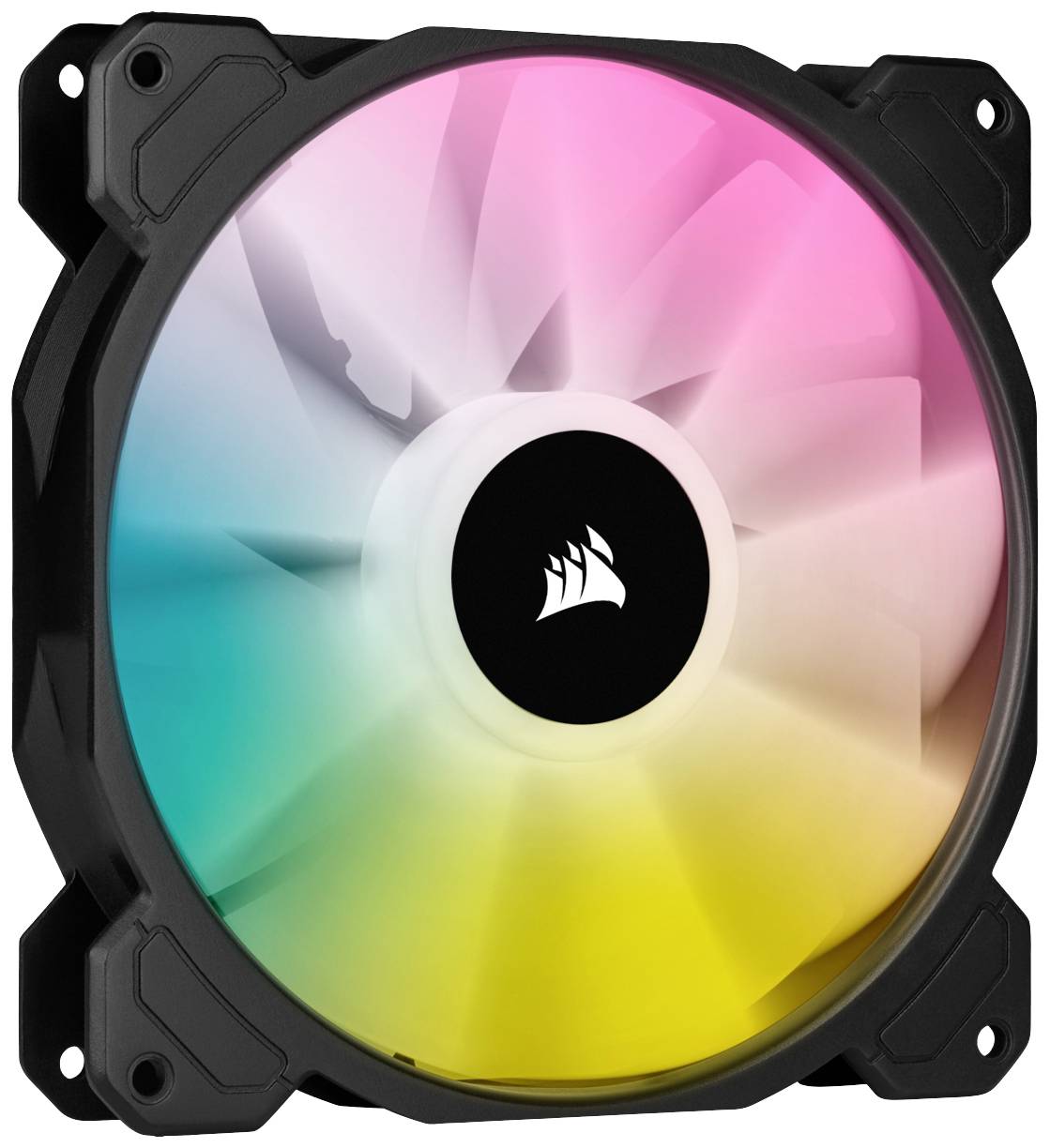 0840006636663 - iCUE SP140 RGB Elite Performance - Gehäuselüfter - 140 mm - Schwarz mit RGB LED - 27 dBA 0840006636663 - iCUE SP140 RGB Elite Performance - Gehäuselüfter - 140 mm - Schwarz mit RGB LED - 27 dBA
