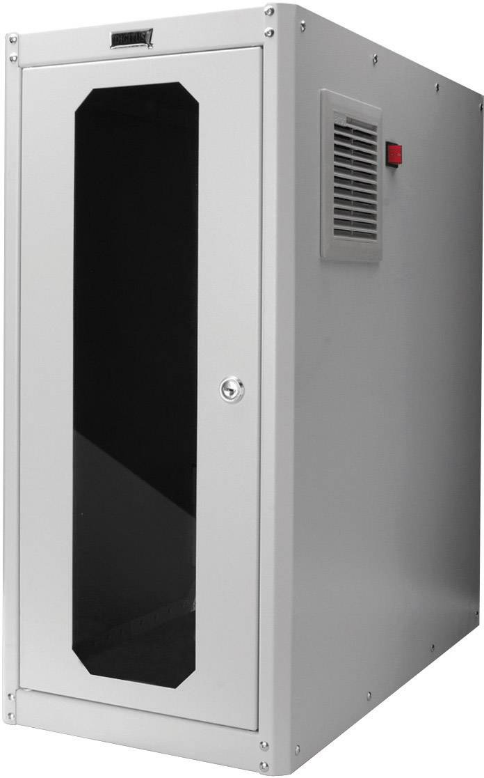 DIGITUS PC Schutzgehäuse 670x300x600 Akt.Lüf.IP54,abschl.gra - DN-CC 9002