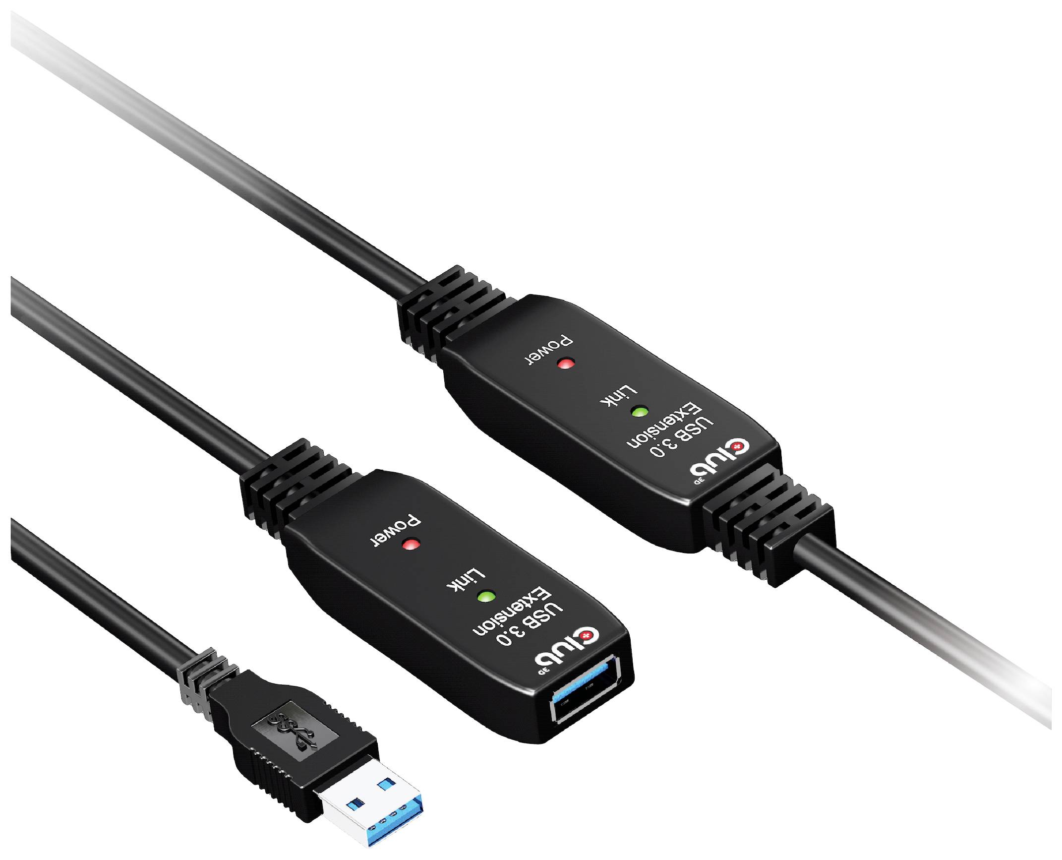 8719214471798 - Club3D usb 32 a Verlängerungskabel 15m aktiv 5 Gbps St Bu retail (CAC-1406) - Club 3d 8719214471798 - Club3D usb 32 a Verlängerungskabel 15m aktiv 5 Gbps St Bu retail (CAC-1406) - Club 3d