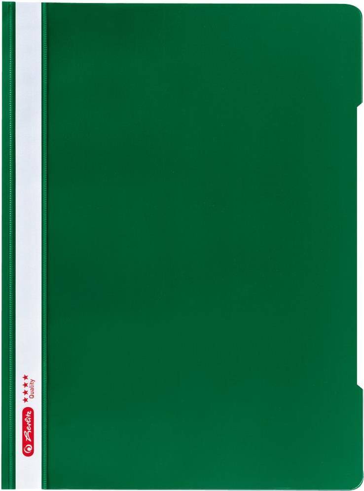 Herlitz Schnellhefter  A4 PP     Quality grün 1er