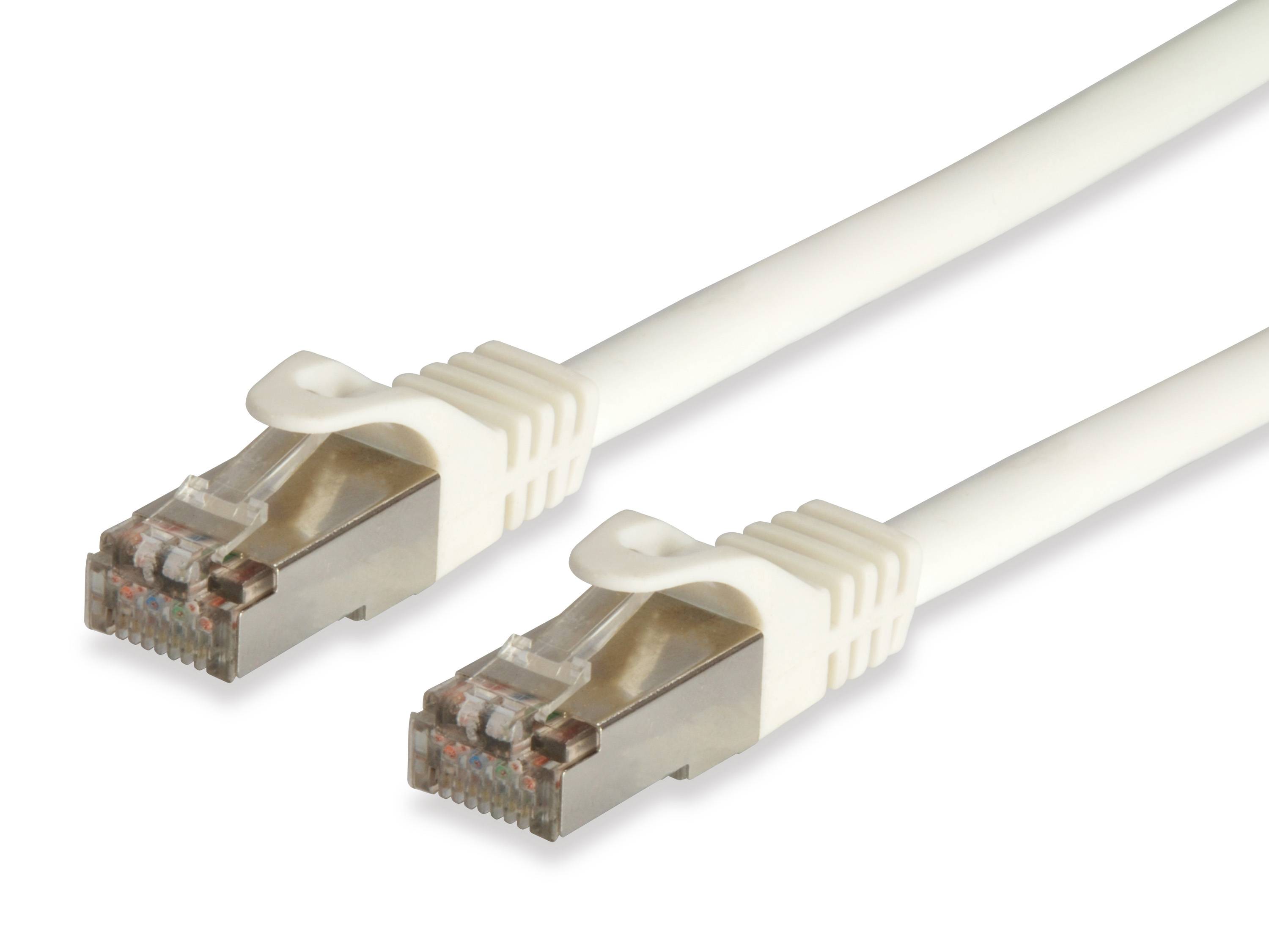 Equip Patchkabel Cat6A S/FTP 2xRJ45 20.00m weiß Cat7ProLSZH - 605719