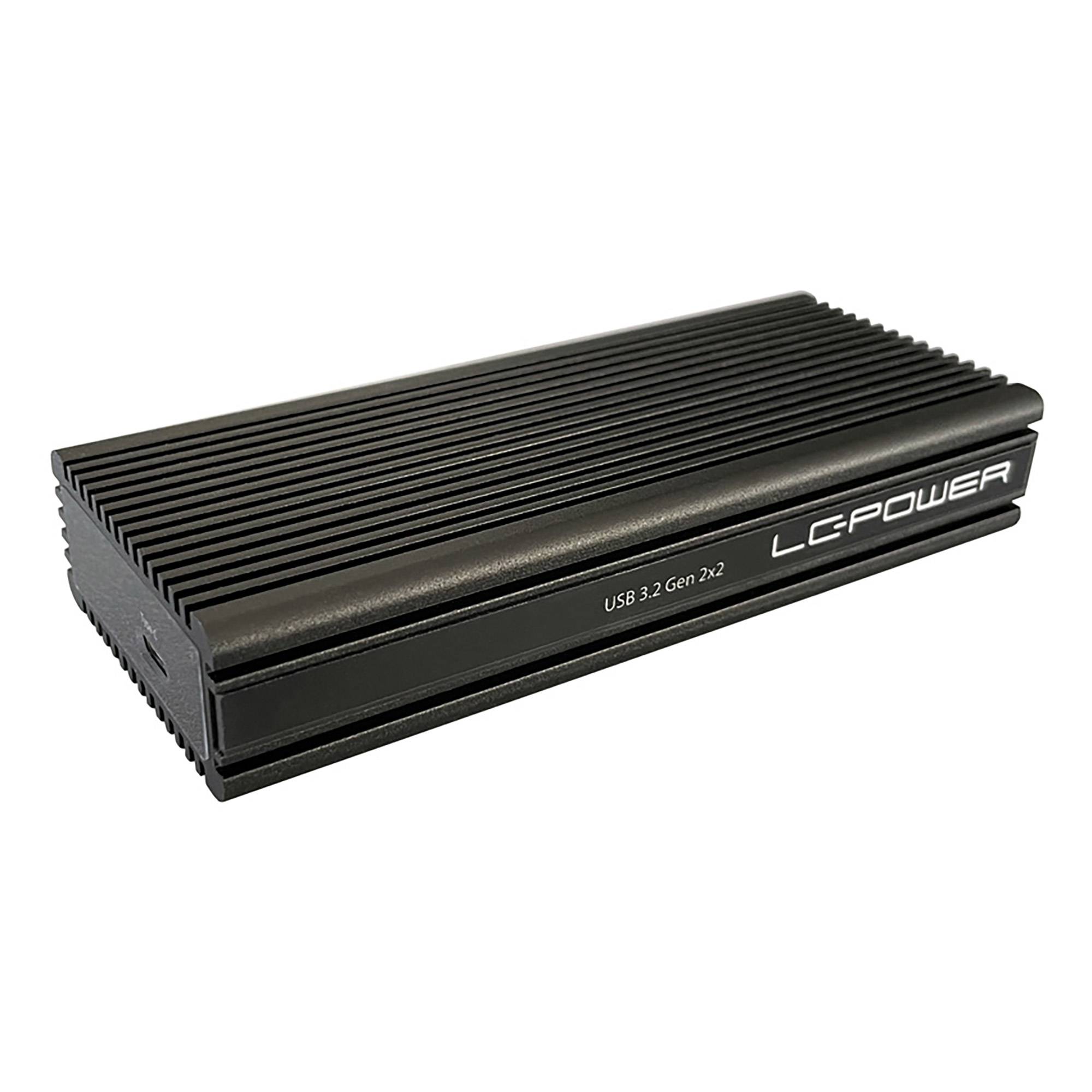 LC-Power SSD-Gehäuse für M2 SSD USB3.2 GEN 2x2 LC-Power SSD-Gehäuse für M2 SSD USB3.2 GEN 2x2