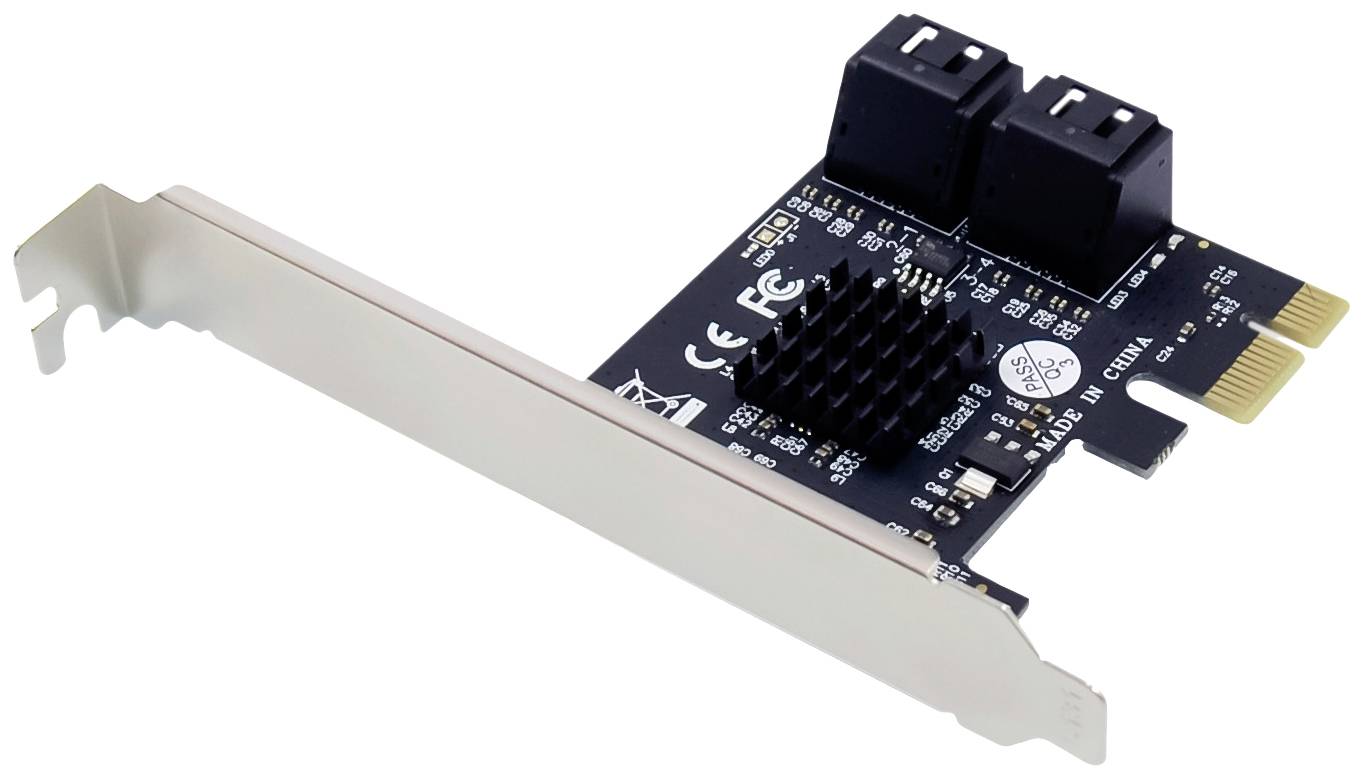 4015867226735 - EMRICK 4-Port-SATA-PCIe-Adapter mit SATA-Kabel SATA Controller PCIe 4015867226735 - EMRICK 4-Port-SATA-PCIe-Adapter mit SATA-Kabel SATA Controller PCIe