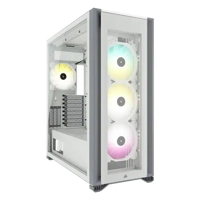 CORSAIR Geh iCUE 7000X RGB (Tempered Glass) White - CC-9011227-WW