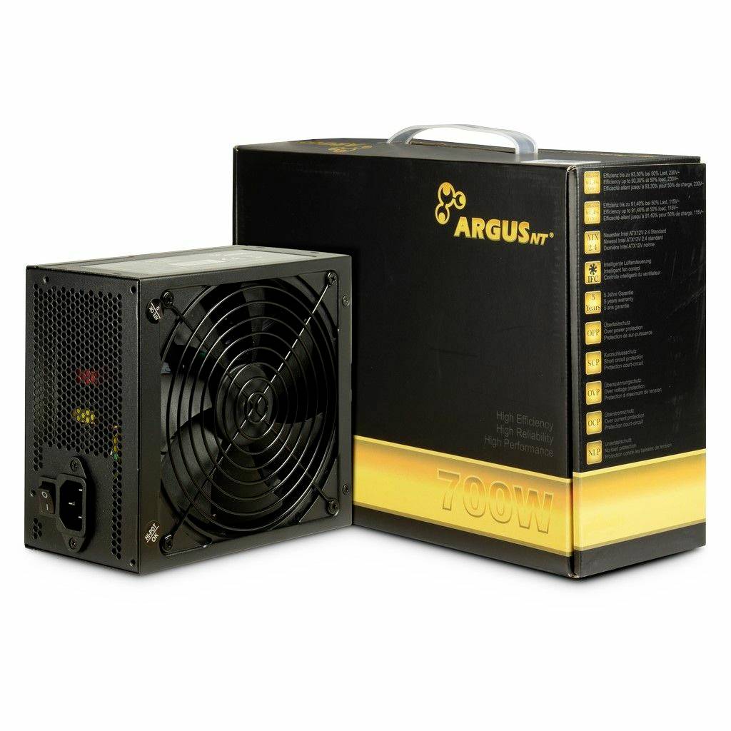 Inter-Tech Netzteil 700W Argus GPS-700 1X140mm Lüfter retail - 88882182