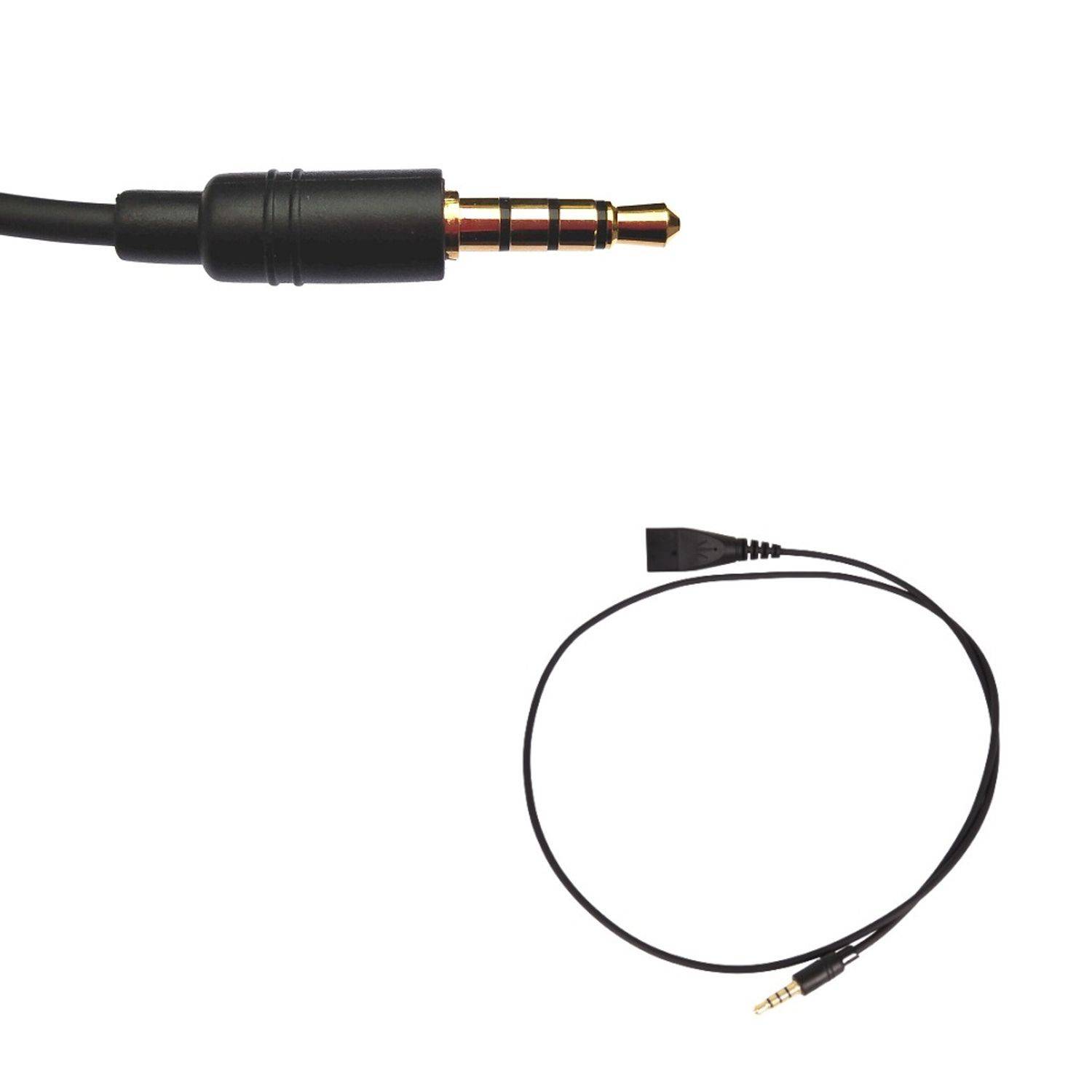 GEQUDIO 3.5mm-Klinke-Kabel einzeln - kompat. mit FritzFon C6 TK-Zubehör