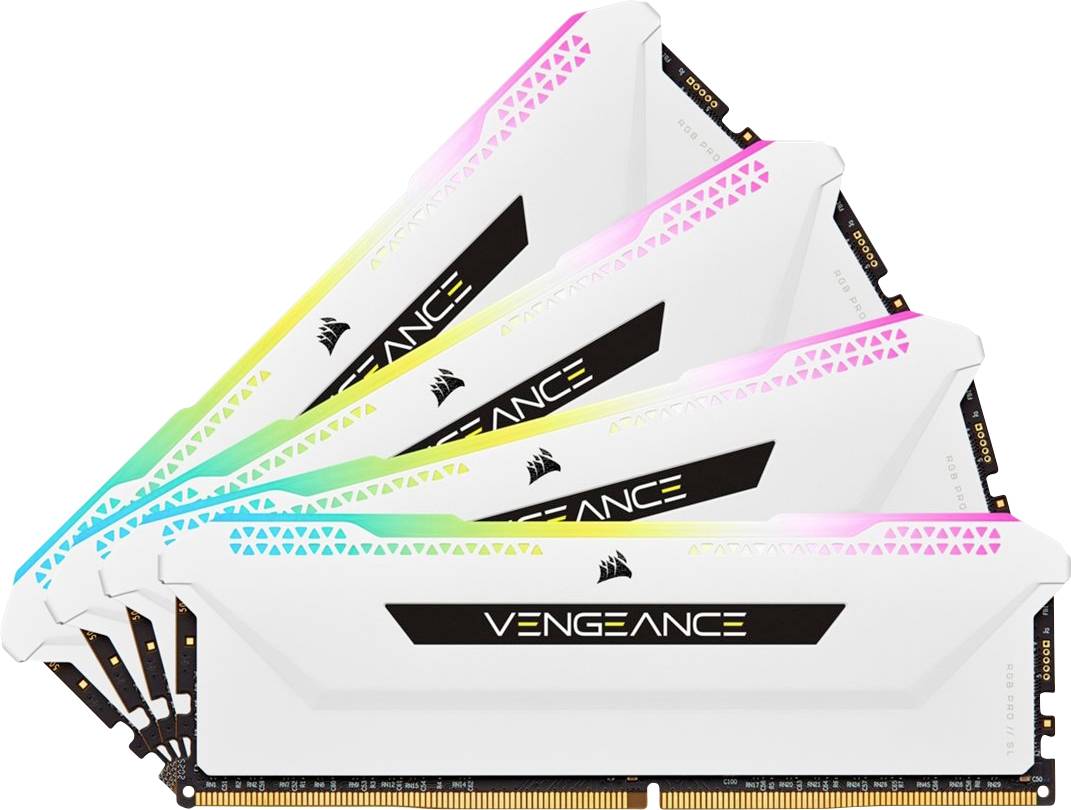 DDR4 64GB PC 3200 CL16 CORSAIR KIT (4x16GB) Vengeance RGB P retail - CMH64GX4M4E3200C16W