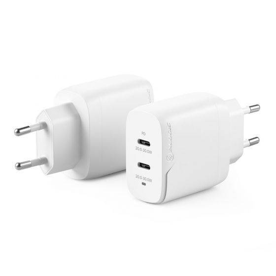 9350784024046 - ALOGIC WCG2X40-EU Ladegerät für Mobilgeräte Smartphone Weiß AC Drinnen 9350784024046 - ALOGIC WCG2X40-EU Ladegerät für Mobilgeräte Smartphone Weiß AC Drinnen