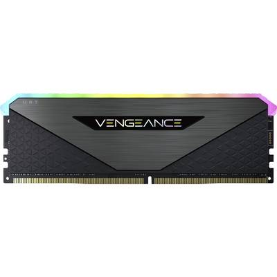 0840006650478 - Vengeance RGB RT DDR4-3200 - 16GB - CL16 - Dual Channel (2 Stück) - AMD Optimized AMD optimiert - Schwarz mit RGB