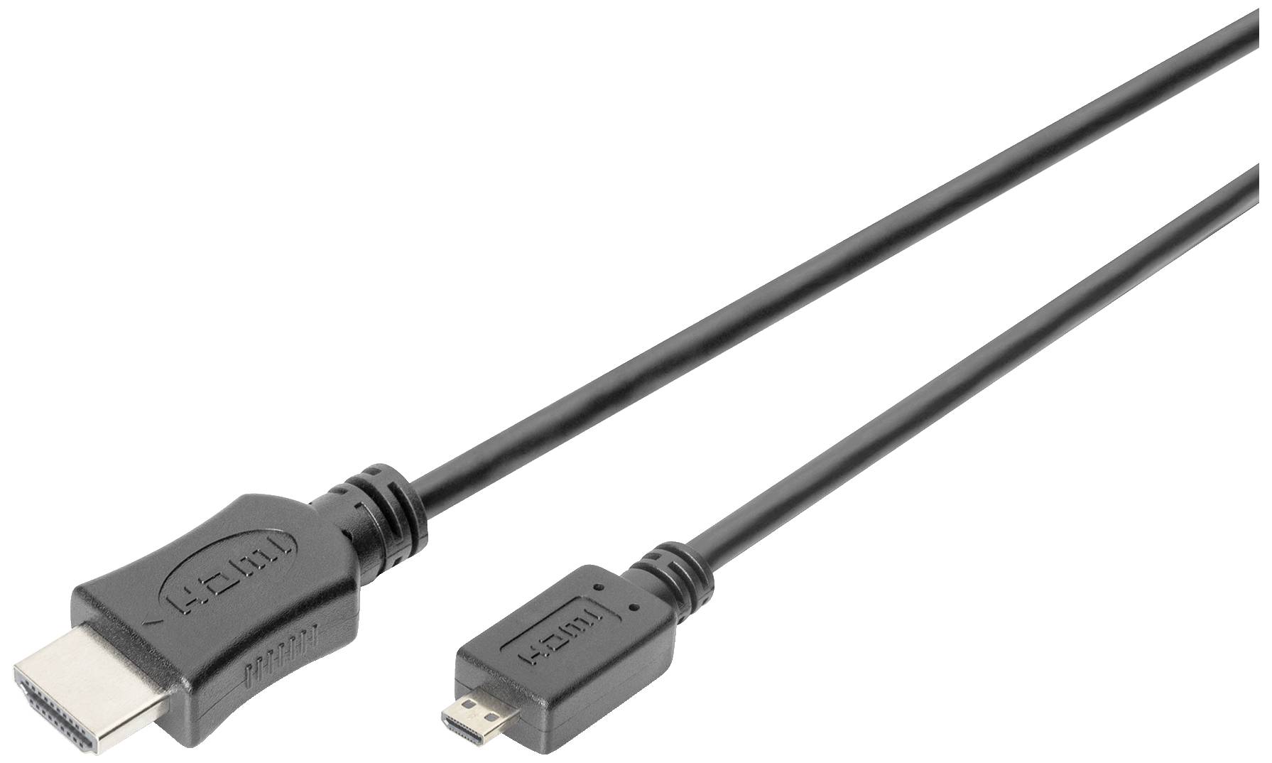 DIGITUS HDMI Verbindungsk. Typ-D (Micro) --> Typ-A St/St 2m - DB-330109-020-S