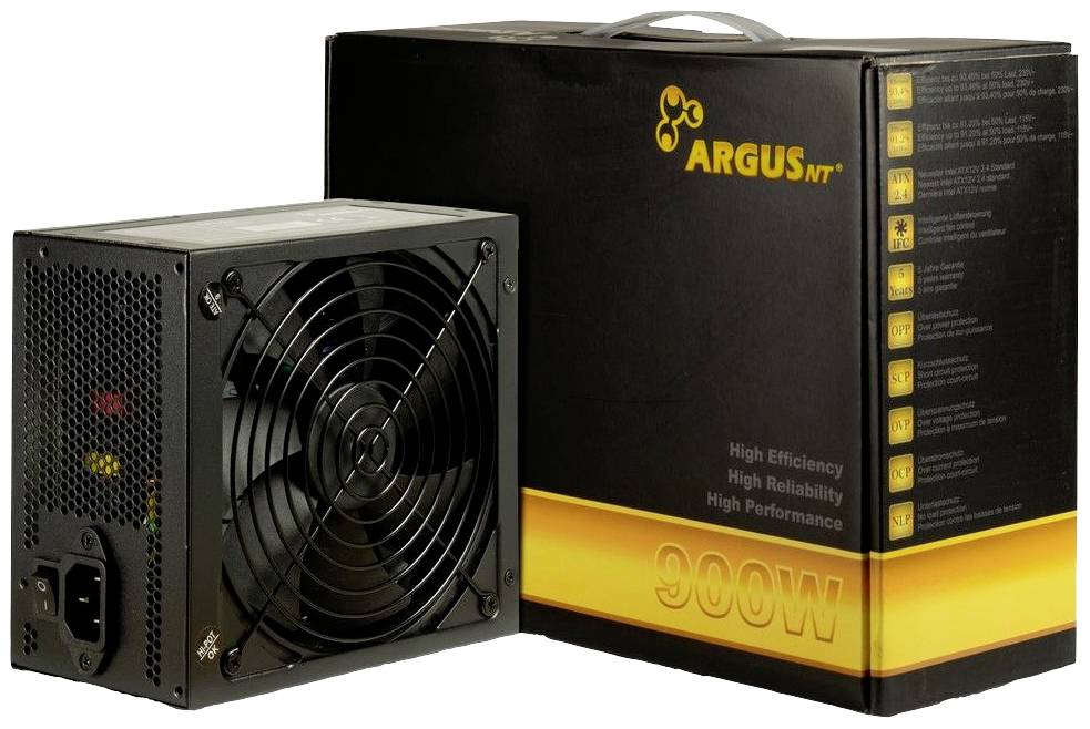 Inter-Tech Netzteil 900W Argus GPS-900 1X140mm Lüfter retail - 88882209