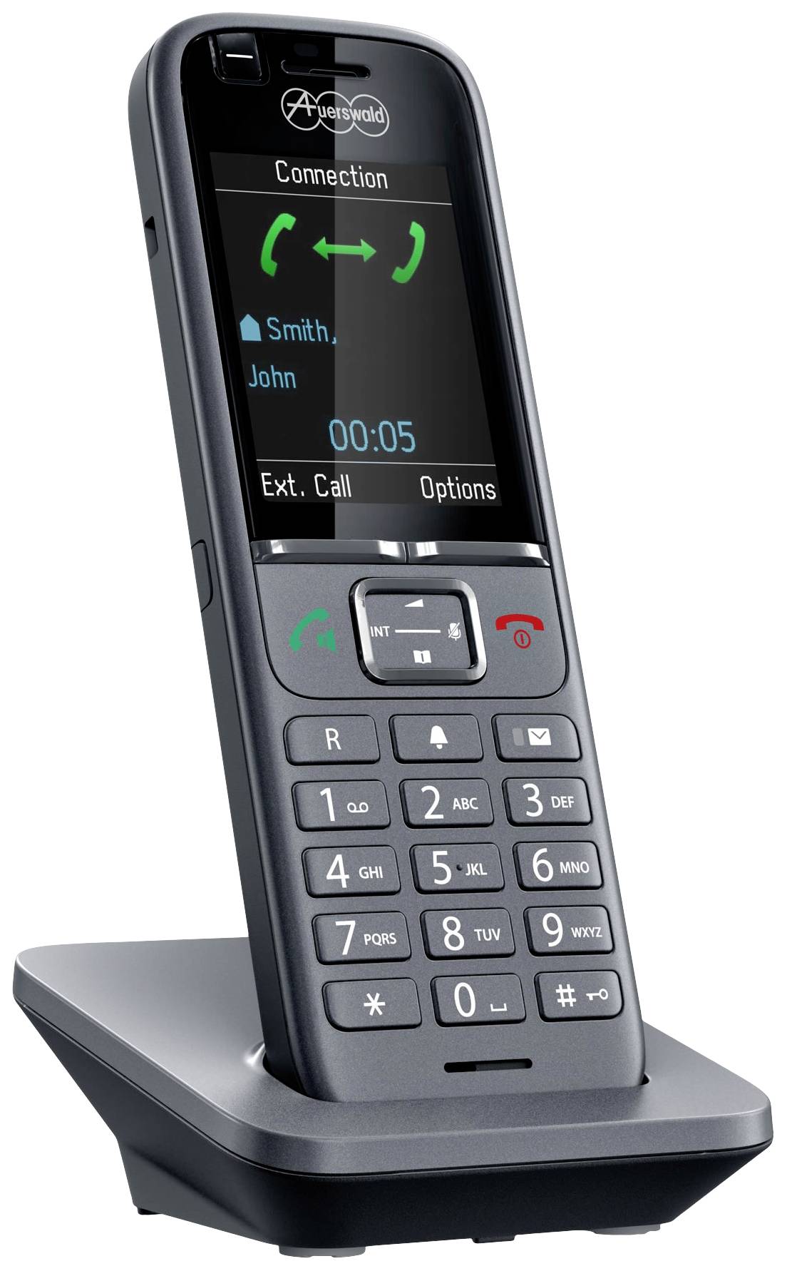 AUERSWALD Telefon COMfortel M710 titangrau DECT Telefon
