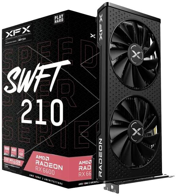 XFX RX 6600    SWFT 210 CORE Gaming      8GB GDDR6 HDMI 3xDP