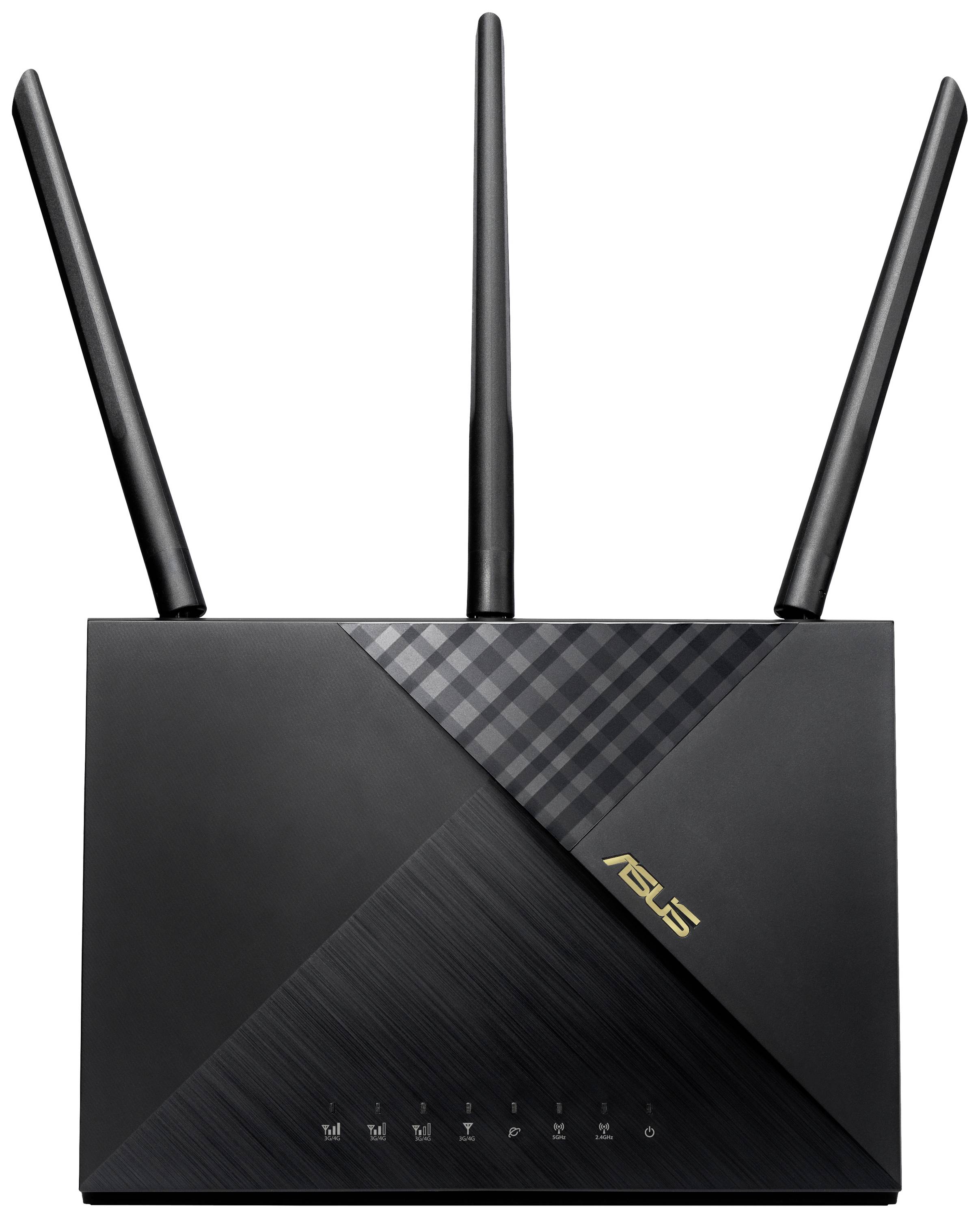 4718017869225 - 4G-AX56 AX1800 lte w-lan Router Dual-Band WiFi 6 lte (Cat 6 bis zu 300 Mbits) lan (90IG06G0-MO3110) - Asus