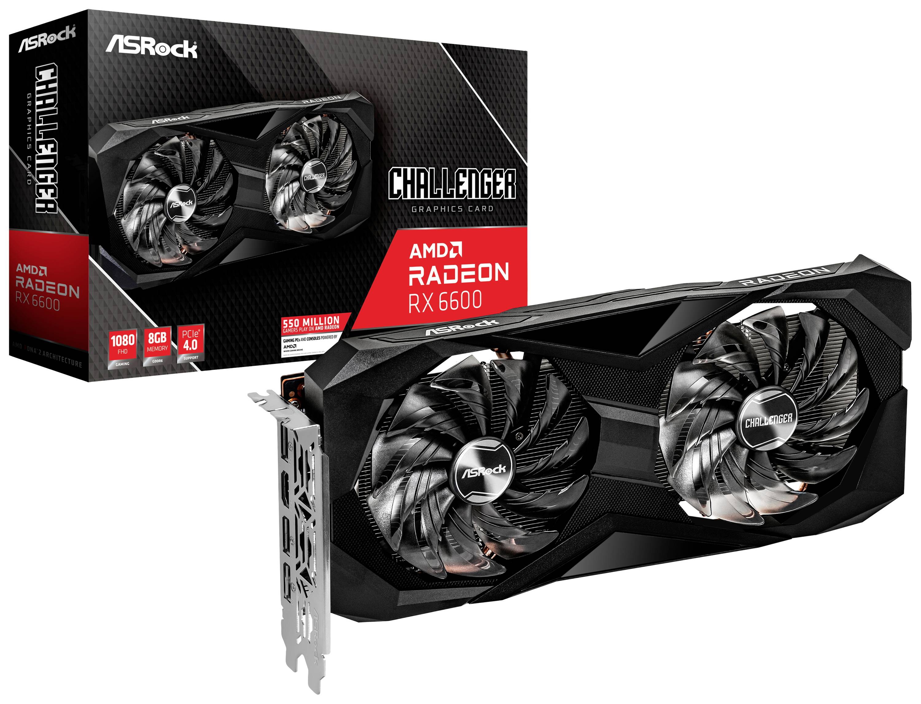 ASRock RX6600 CLD 8G 8GB DDR6 HDMI/3xDP - 90-GA2RZZ-00UANF