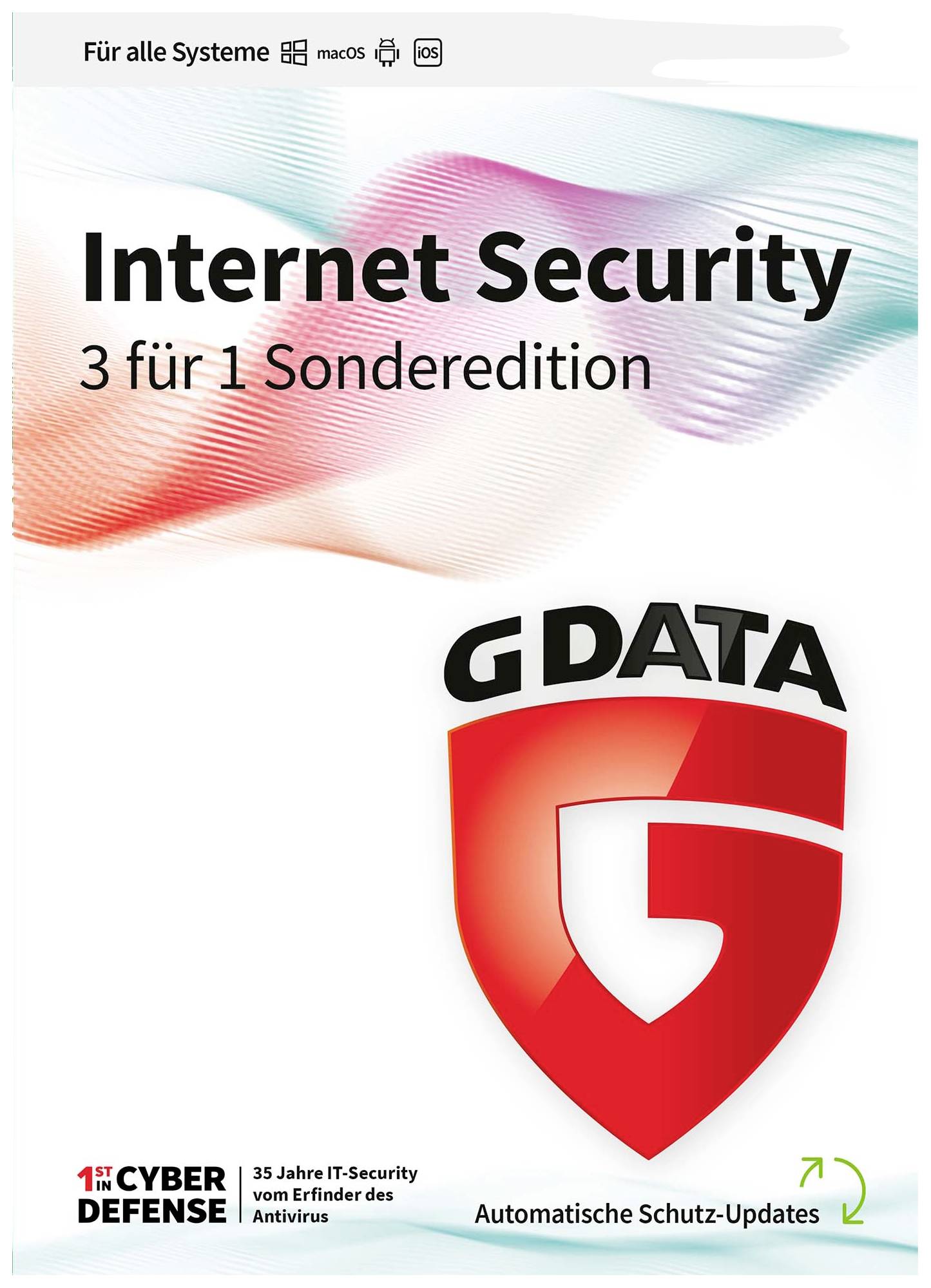 G Data InternetSecurity 3 für 1 Box - C2002BOX12SO3F1