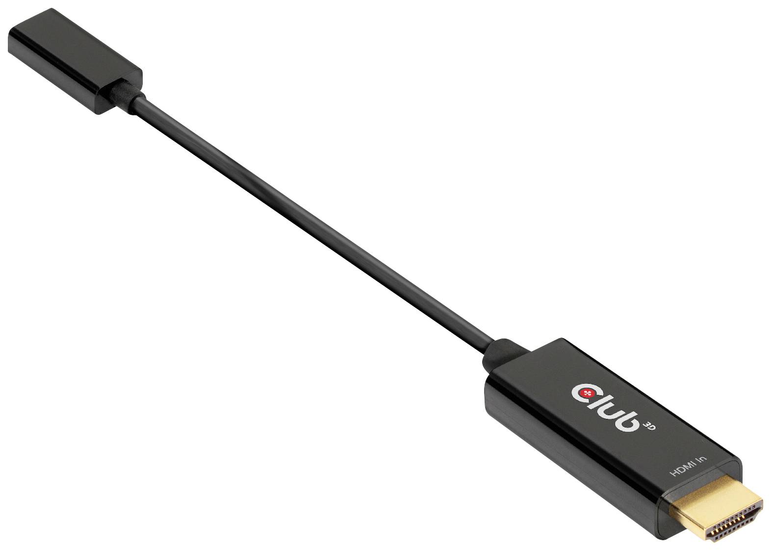 Club3D Adapter HDMI 2.0 > USB-C 4K60Hz aktiv St/Bu retail - CAC-1333
