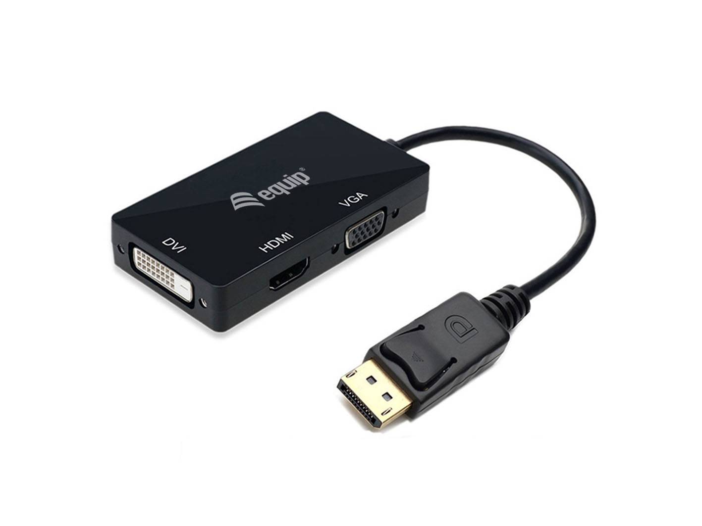 4015867227541 - Equip - Displayport-HDMI VGA DVI Adapter St Bu schwarz (133441) 4015867227541 - Equip - Displayport-HDMI VGA DVI Adapter St Bu schwarz (133441)