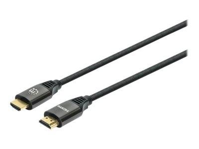 MANHATTAN 8K@60Hz HDMI-Kabel mit Ethernet-Kanal St./St. 2m - 355940