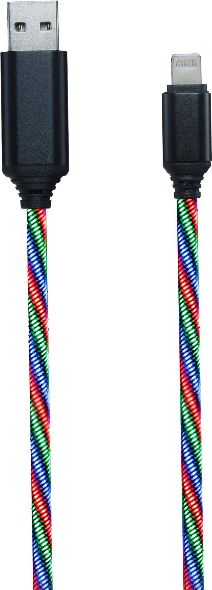 4010425971478 - USB Datenkabel Tricolor LED-Beleuchtung Lightning 1m 4010425971478 - USB Datenkabel Tricolor LED-Beleuchtung Lightning 1m