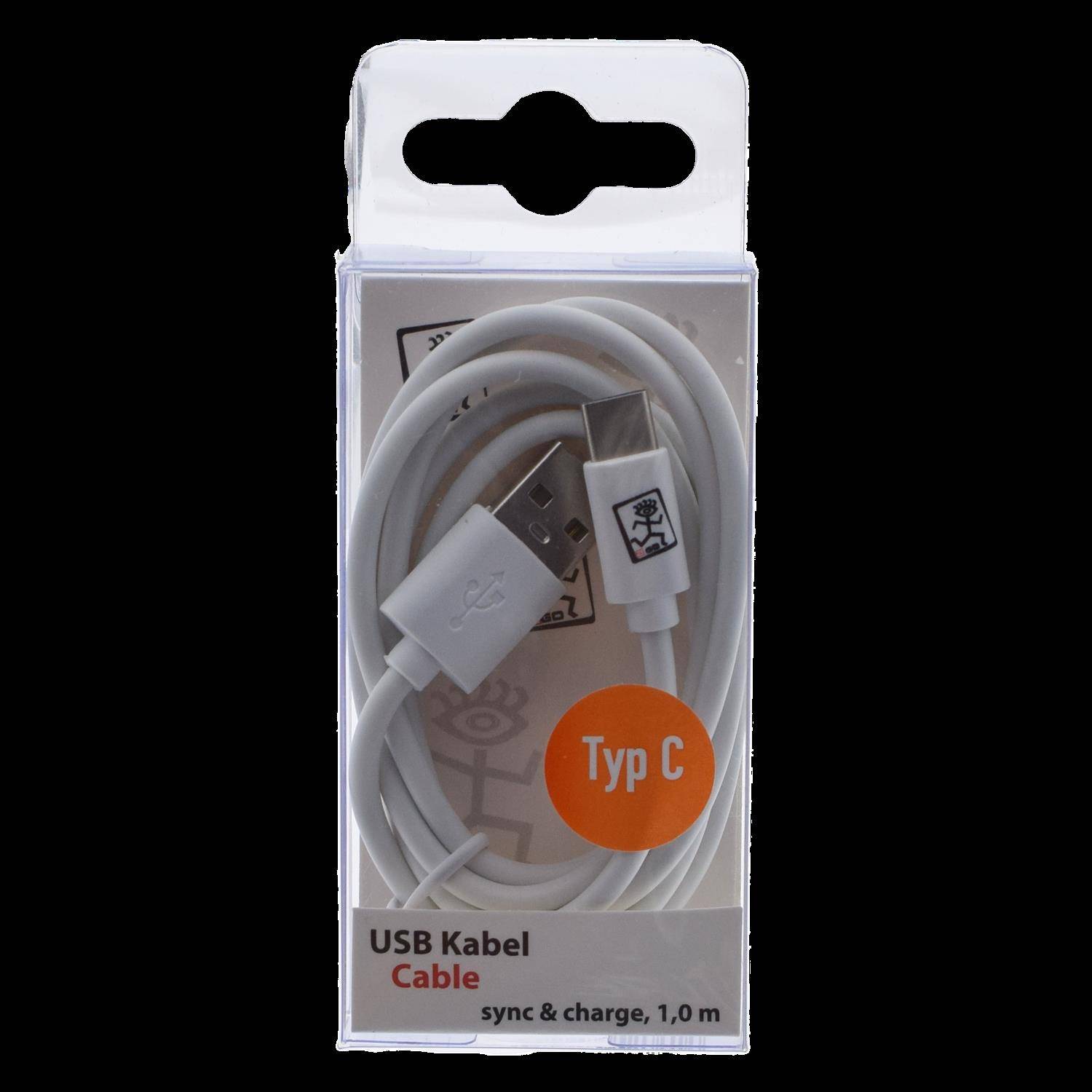 4010425959254 - USB Lade- Datenkabel USB Type-C 31 1m weiß PET-Box 4010425959254 - USB Lade- Datenkabel USB Type-C 31 1m weiß PET-Box