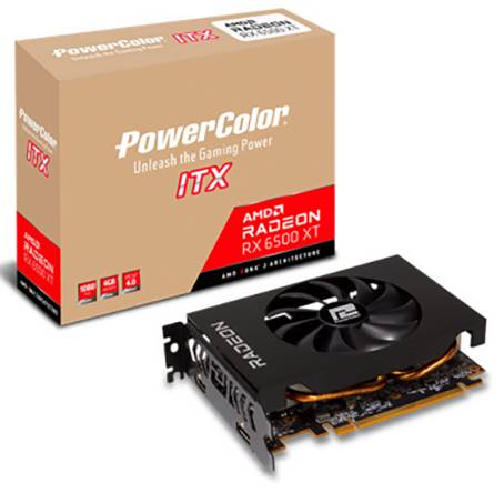 Powercolor Radeon RX6500XT ITX        4GB GDDR6 HDMI DP