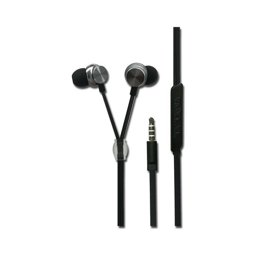 4010425944762 - In-Ear Stereo-Headset Luxury Zipper-Style anthrazit 4010425944762 - In-Ear Stereo-Headset Luxury Zipper-Style anthrazit