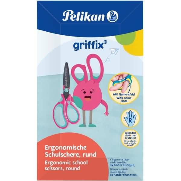 4012700819123 - Pelikan griffix Schulschere rund Rechtshänder LovelyPink 4012700819123 - Pelikan griffix Schulschere rund Rechtshänder LovelyPink