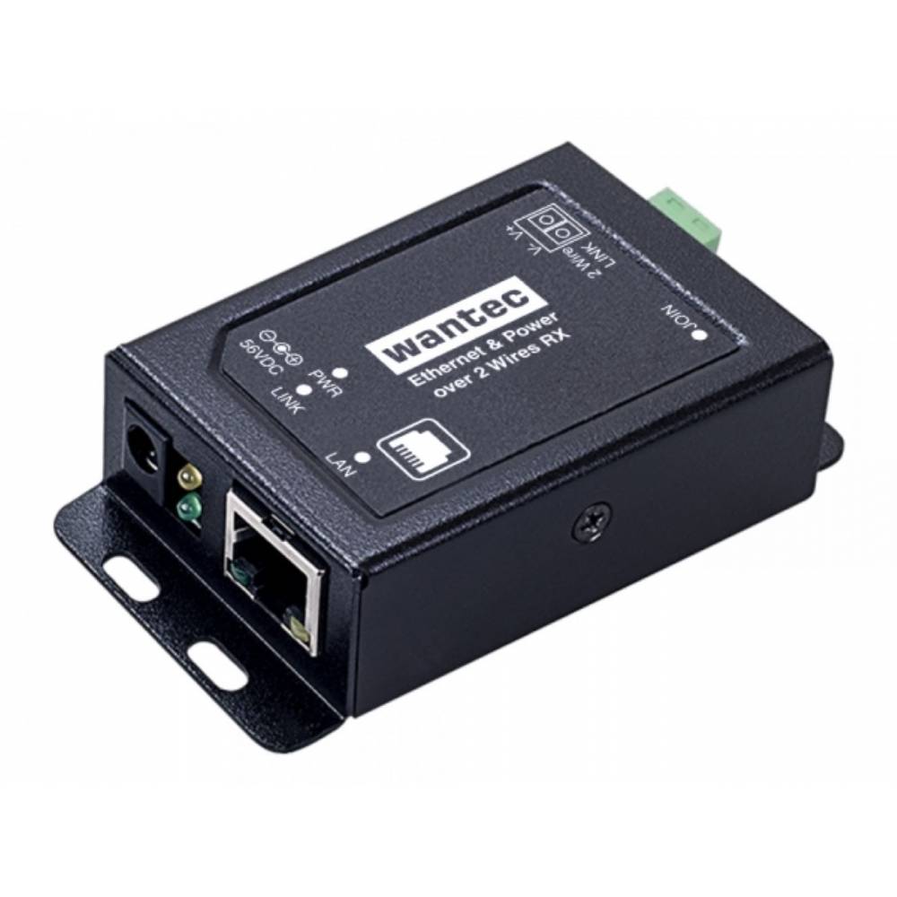 Wantec 2wIP E Adapter PoE-Schraubklemme-Switschseite/Sender - 5720