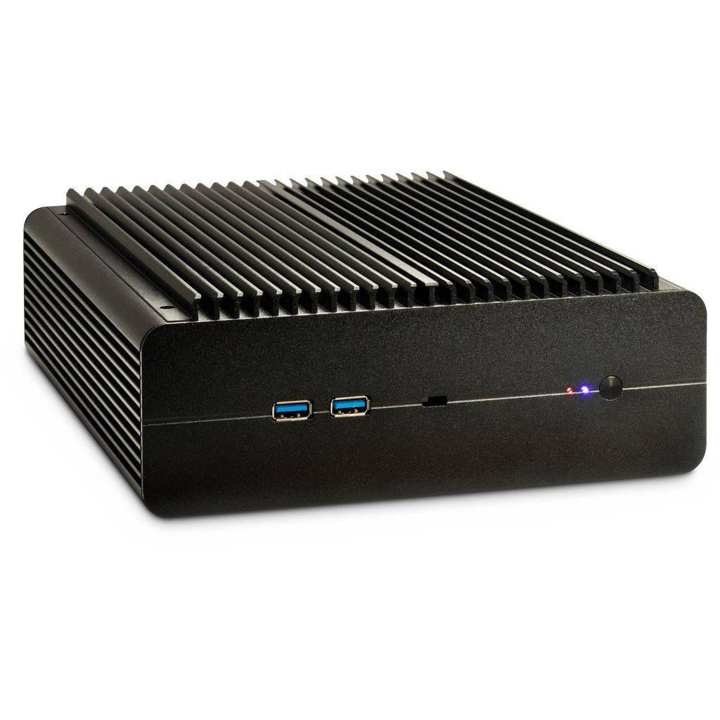 Inter-Tech Geh Mini ITX IP-60 black 2xUSB 3.0 77x210x240mm Gehäuse