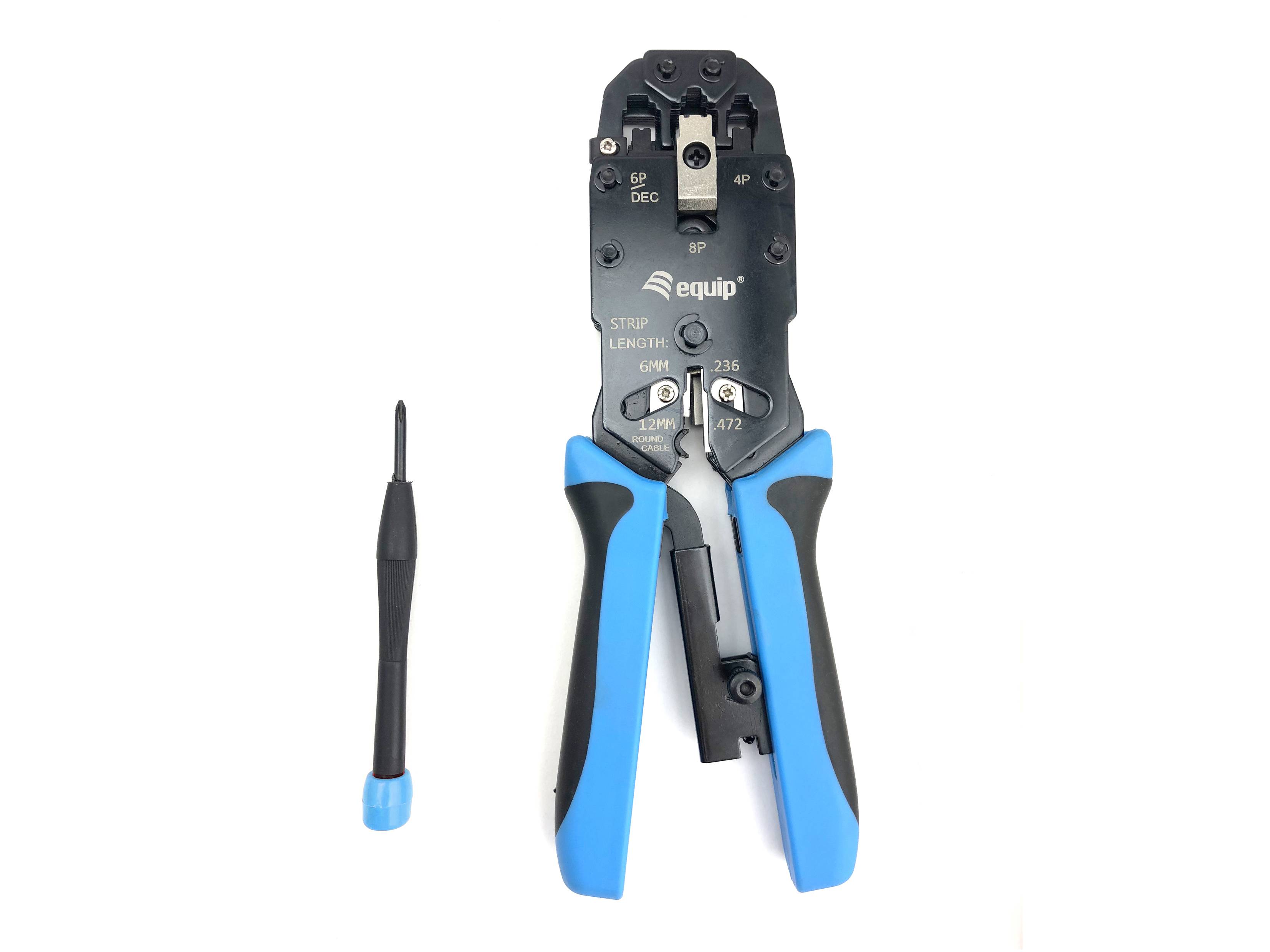 4015867227794 - Equip Werkzeug Krimpzange RJ45 8P8C Profi 4P 2C 4P 4C 6P 4C 129409