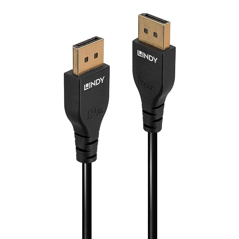 LINDY 1m Slim DisplayPort 1.4 Cable - 36461