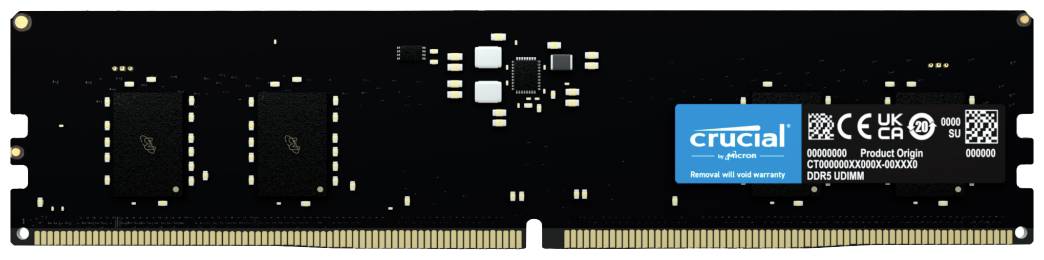 DDR5 8GB PC 4800 CL40 Crucial Single Rank - CT8G48C40U5