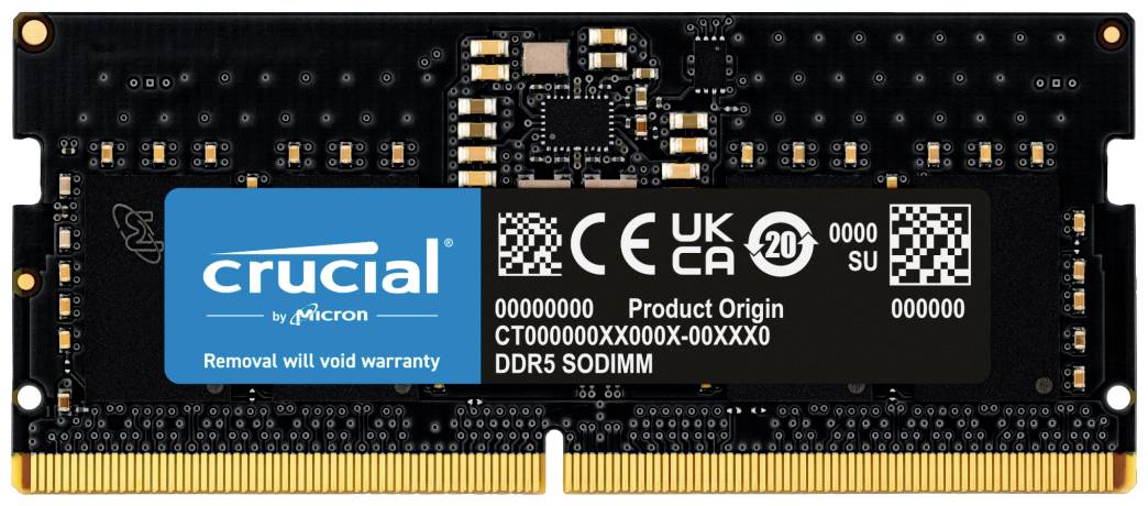 SO DDR5 8GB PC 4800 CL40 Crucial Value 1,1V retail - CT8G48C40S5
