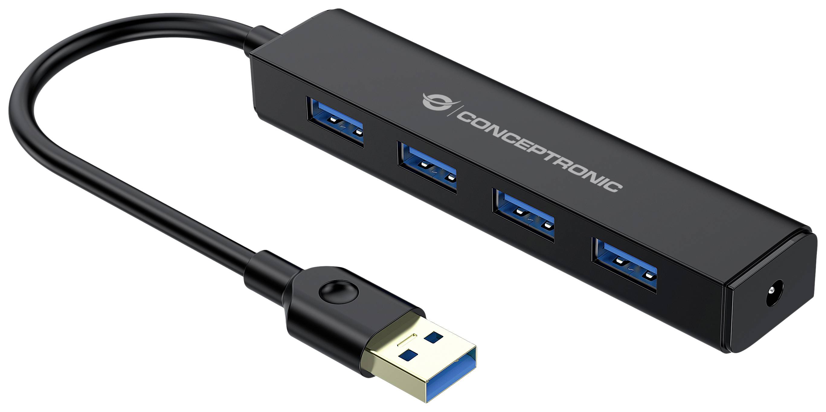 4015867228012 - CONCEPTRONIC USB-Hub 4-Port 30 ->4x30 5Gbps oNetz sw 4015867228012 - CONCEPTRONIC USB-Hub 4-Port 30 ->4x30 5Gbps oNetz sw