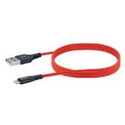 4004005031102 - Sync und Ladekabel 12 m Apple Lightning feuerrot - Schwaiger