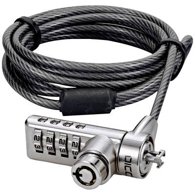 Dicota Security Cable T-Lock, combination,keyed 3x7mm slot