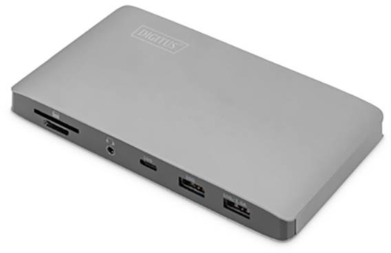 DIGITUS Dockingstation Thunderbolt3 7 Port, 4K/60Hz, 8K/30Hz - DA-70895