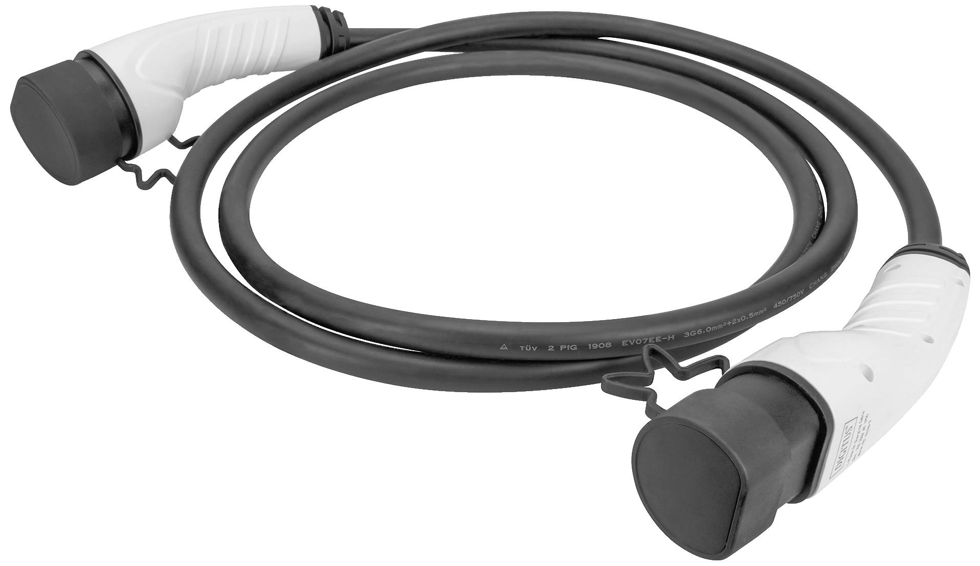 DIGITUS KFZ - Ladekabel, 5 m, Typ 2 auf Typ 2 - DK-1P32-050