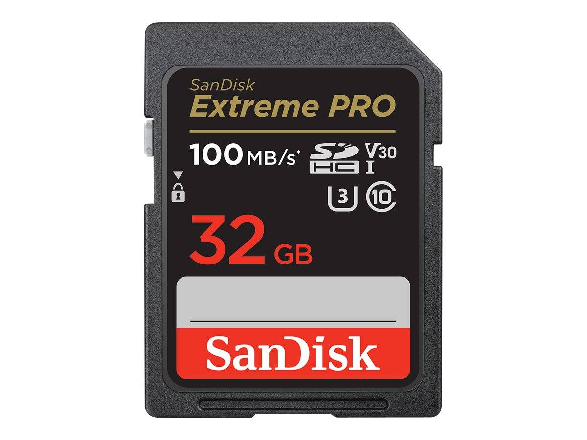 SD Extreme PRO UHS-I Card 32GB SanDisk SDHC - SDSDXXO-032G-GN4IN