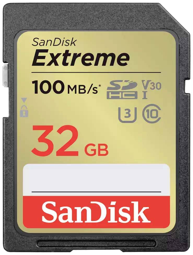 SD Extreme UHS-I Card 32GB SanDisk SDHC - SDSDXVT-032G-GNCIN